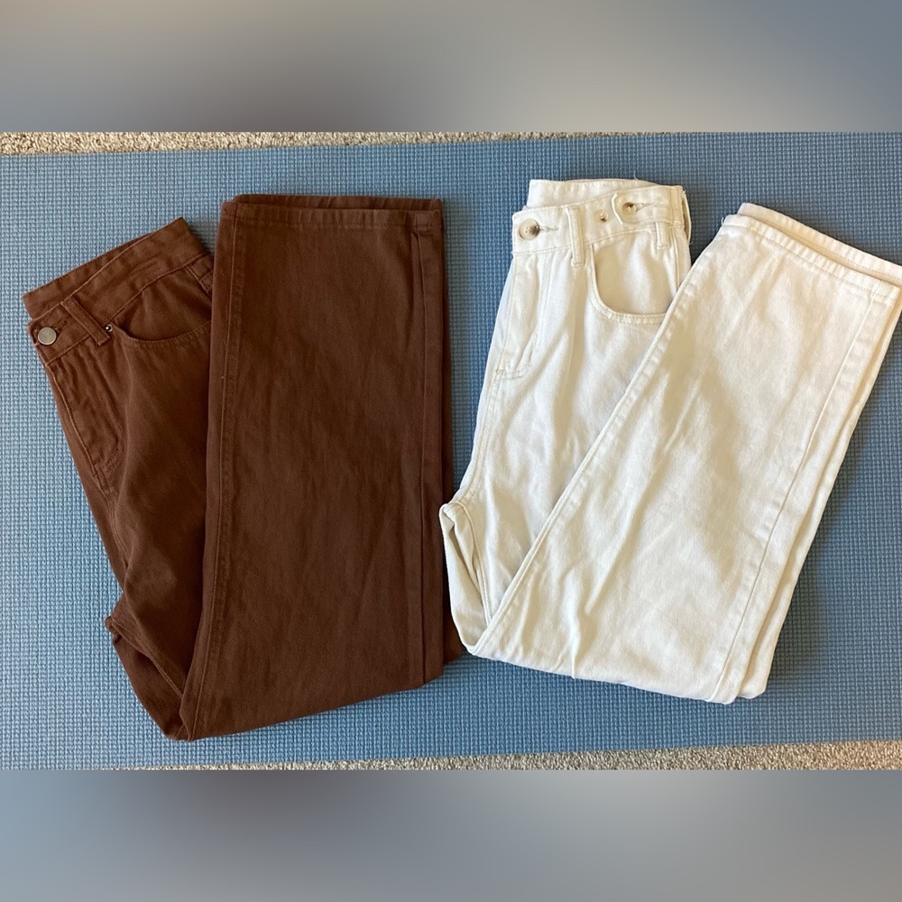 YesStyle Two pairs Color Jeans Bundle
